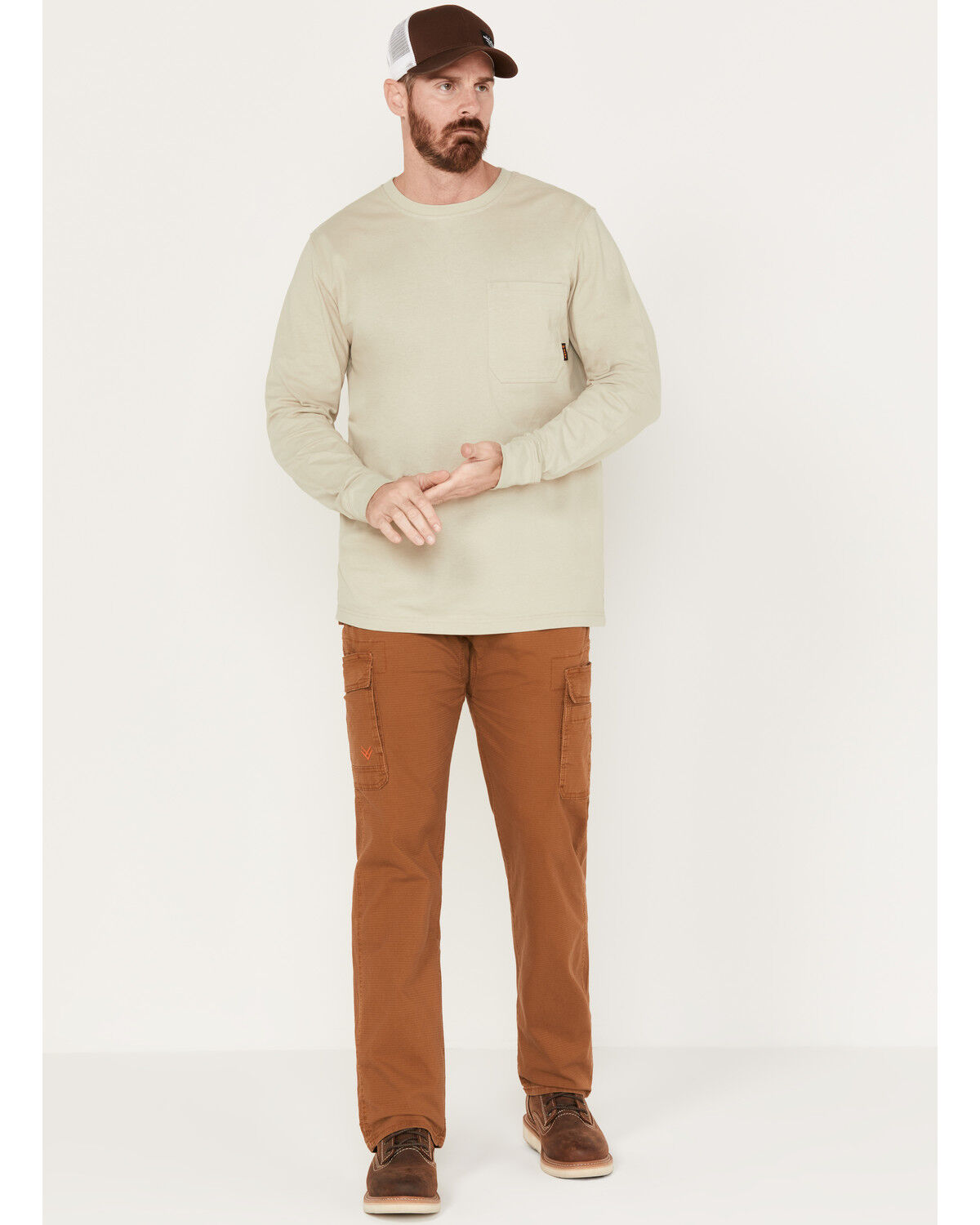 Image #1 - Hawx Men's Ripstop Cargo Pants, Rust Copper, hi-res
