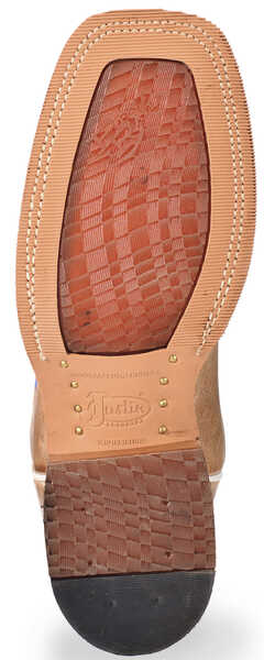 Image #5 - Justin Men's Caddo Bent Rail Western Boots - Square Toe, , hi-res