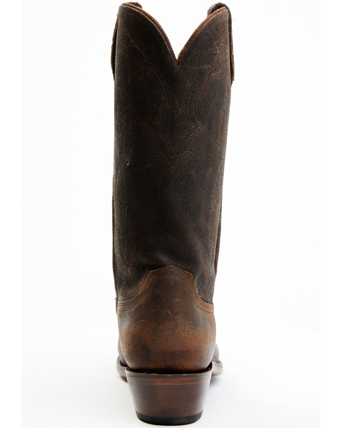 Image #5 - Lucchese Men's Brazos Western Boots - Square Toe, Brown, hi-res