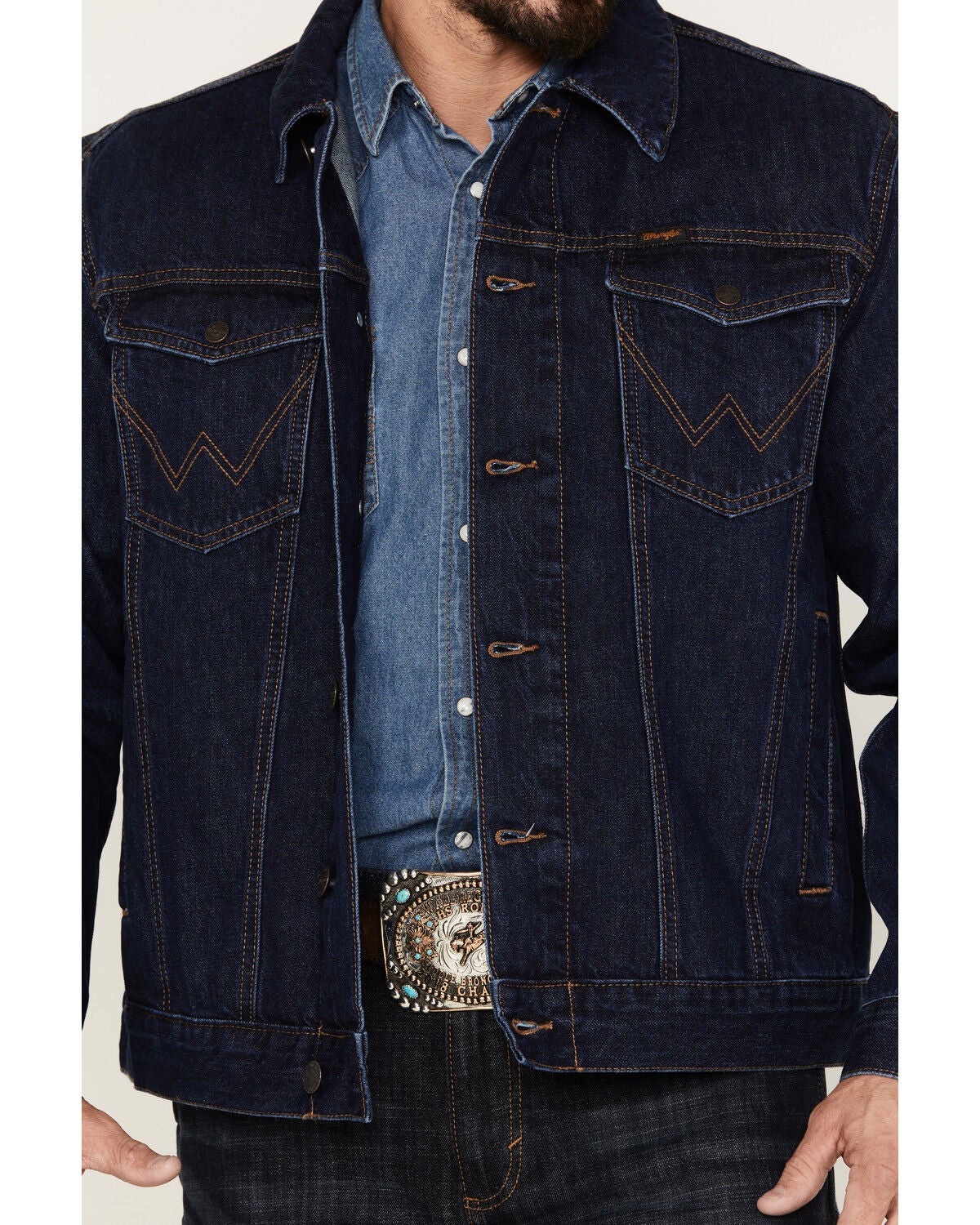 Image #3 - Wrangler Retro Men's Unlined Denim Jacket, , hi-res