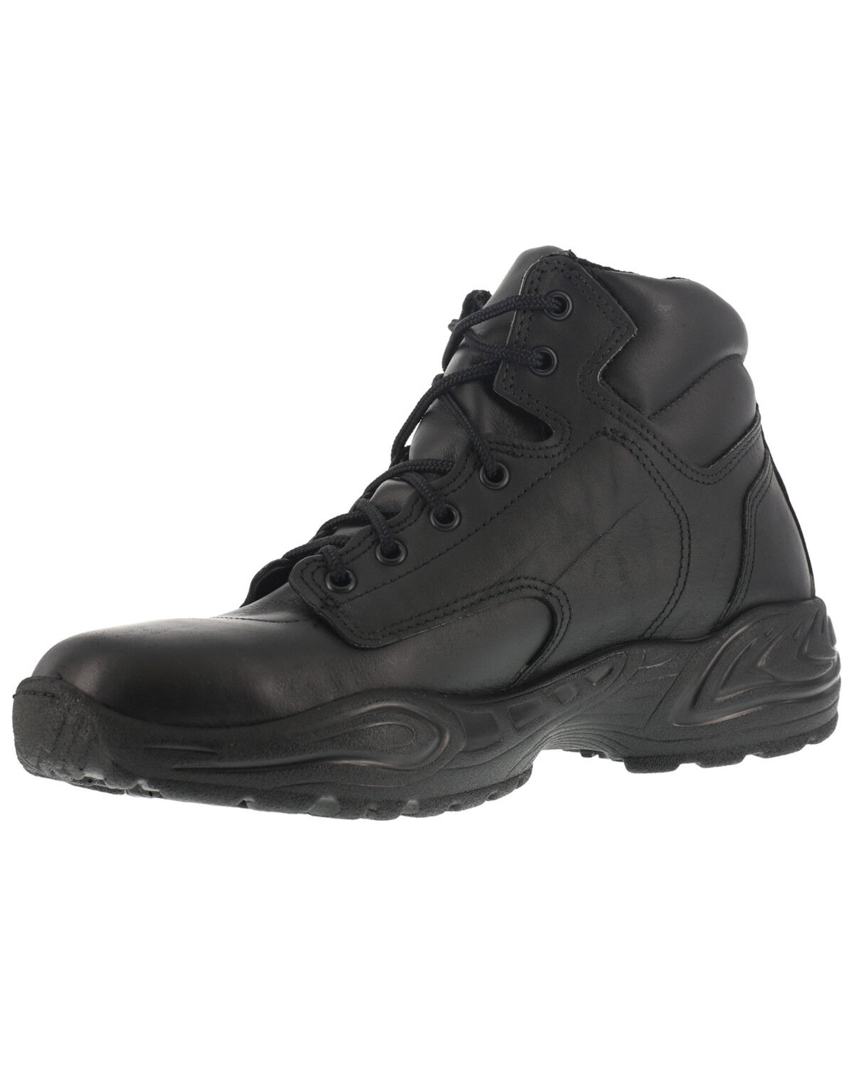 Image #2 - Reebok Men's 6" Postal Express Work Boots - USPS Approved, Black, hi-res