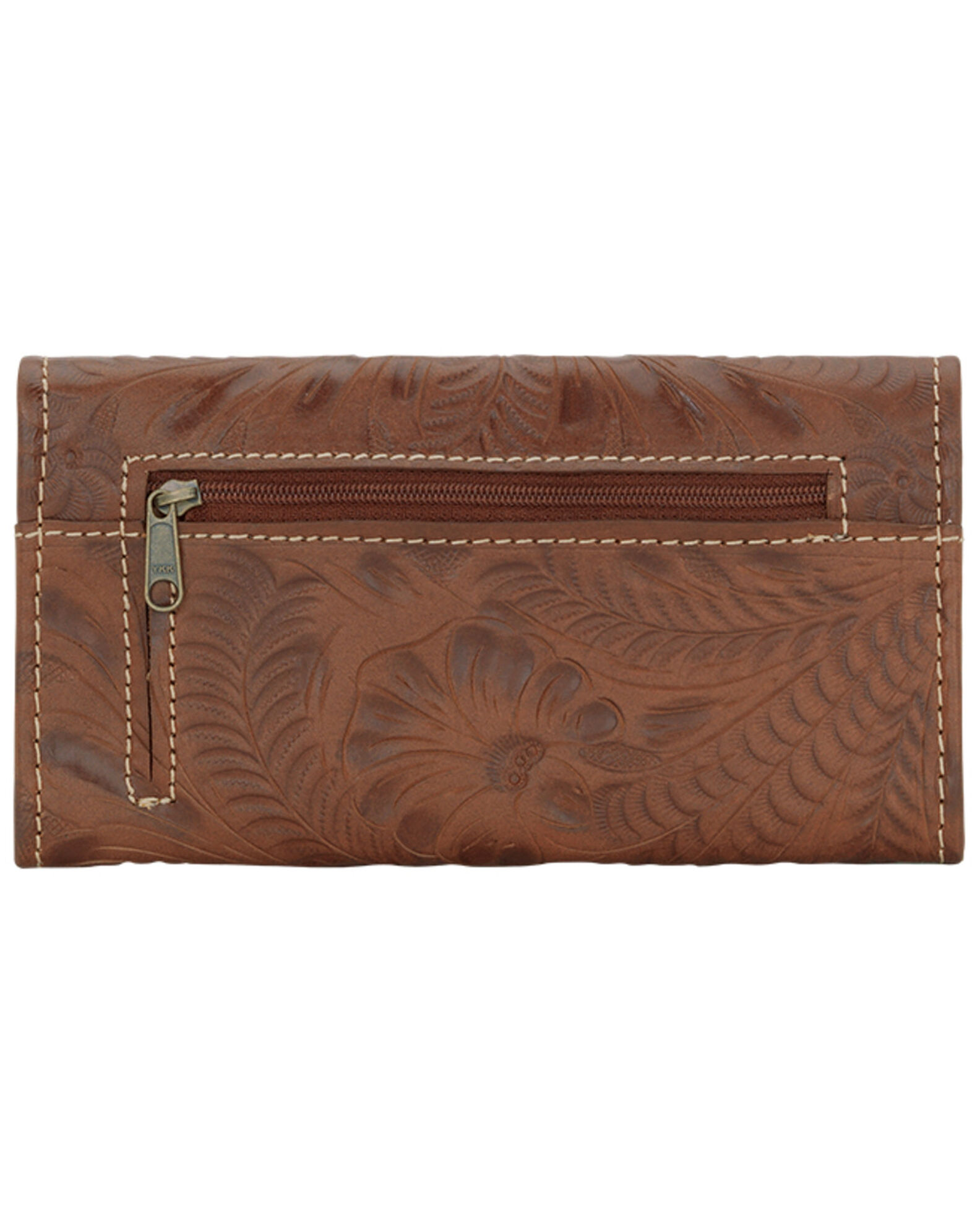 Image #2 - American West Annie's Secret Tri-fold Wallet, Cream, hi-res