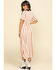 Image #2 - Rag Poets Women's Baja Beach Maxi Dress, Pink, hi-res