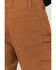 Image #4 - Hawx Men's Roscoe Lined Cargo Straight Stretch Canvas Pants, Rust Copper, hi-res