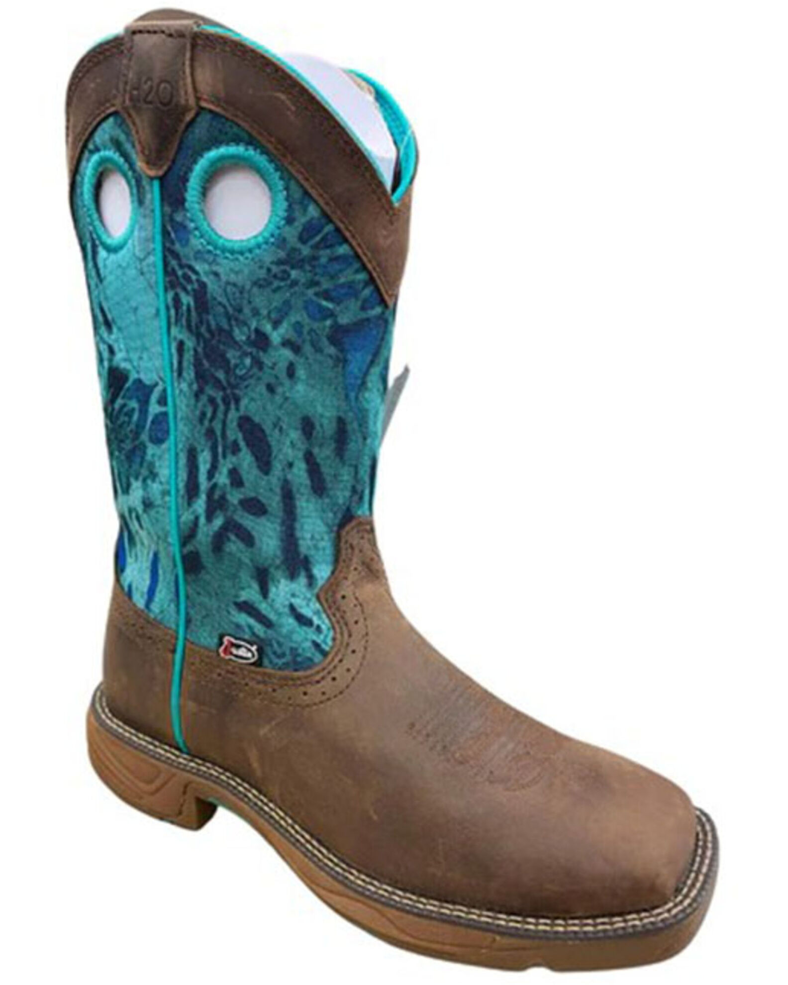Justin Women s Rush Waterproof Western Work Boots Soft Toe