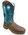 Justin Women's Rush Waterproof Western Work Boots - Soft Toe, Brown, hi-res