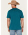 Image #4 - Wrangler Men's Scenic Cowboy Short Sleeve Graphic T-Shirt, Teal, hi-res