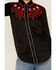 Image #3 - Rock & Roll Denim Women's Flames Long Sleeve Snap Western Shirt, Black, hi-res