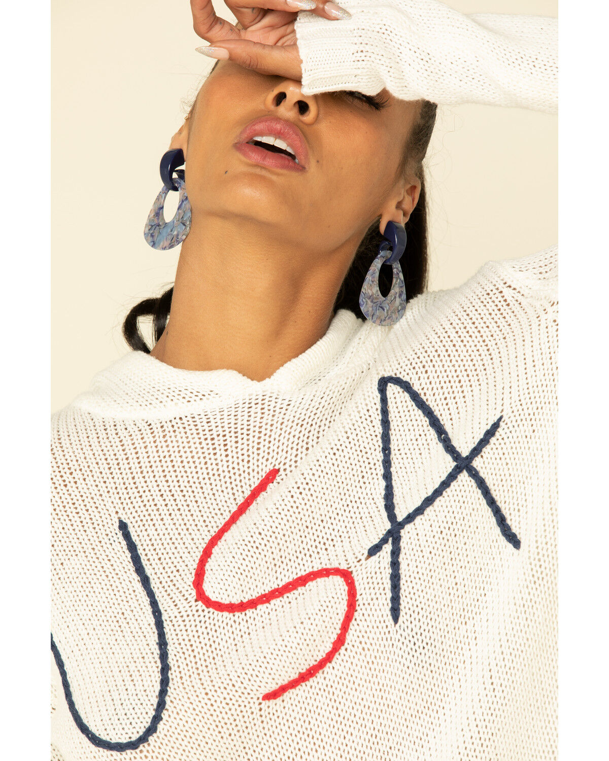 Image #5 - Vintage Havana Women's USA Graphic Hoodie, , hi-res