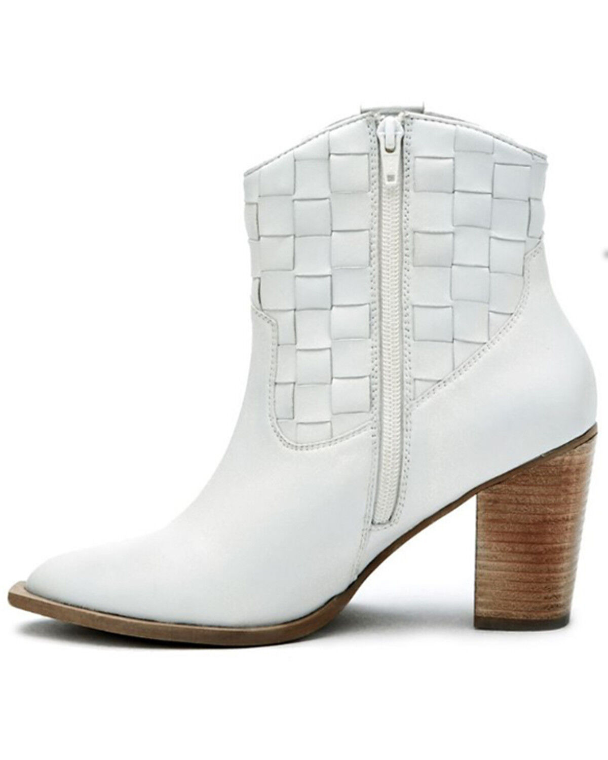 Image #3 - Matisse Women's Dawn Western Booties - Snip Toe, White, hi-res