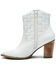 Image #3 - Matisse Women's Dawn Western Booties - Snip Toe, White, hi-res