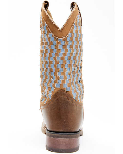 Image #5 - Laredo Men's Ned Woven Western Boots - Broad Square Toe, Brown, hi-res