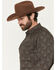 Image #2 - Gibson Trading Co Men's Groovin Floral Print Long Sleeve Snap Western Shirt - Big, Dark Brown, hi-res