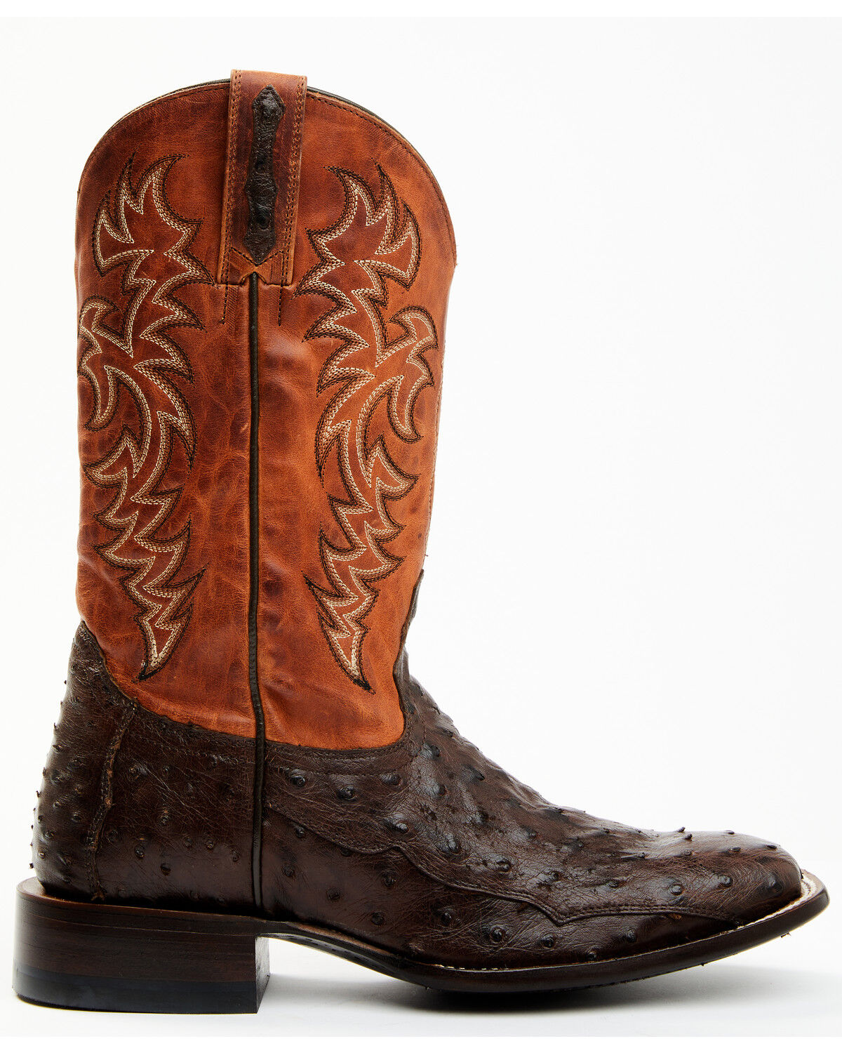 Image #2 - Cody James Men's Sienna Genuine Ostrich Exotic Western Boots - Broad Square Toe, , hi-res