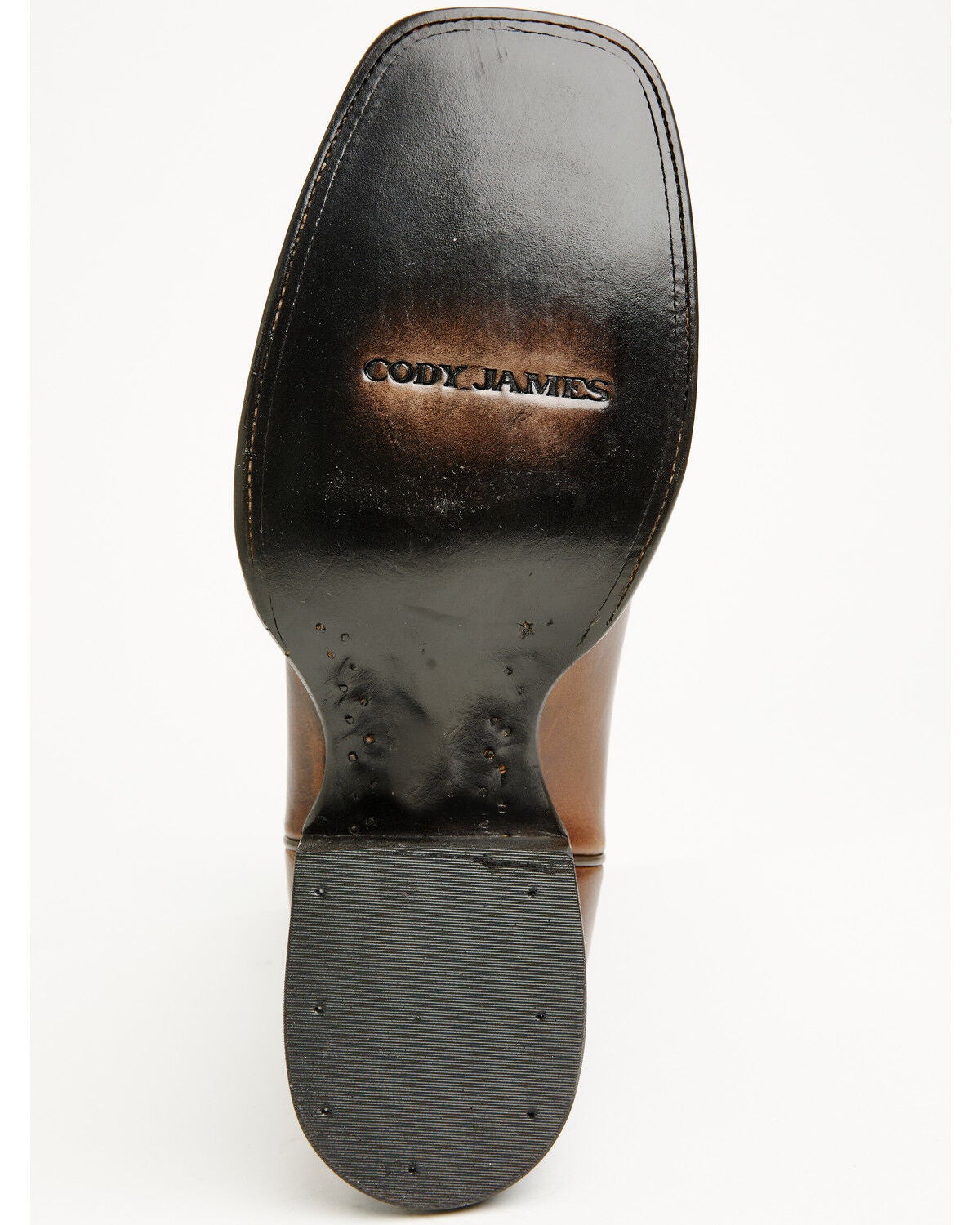Image #7 - Cody James Men's Peacemaker Western Boots - Broad Square Toe, Brown, hi-res