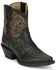 Image #1 - Justin Vintage Women's Isabella Western Booties - Snip Toe, Black, hi-res