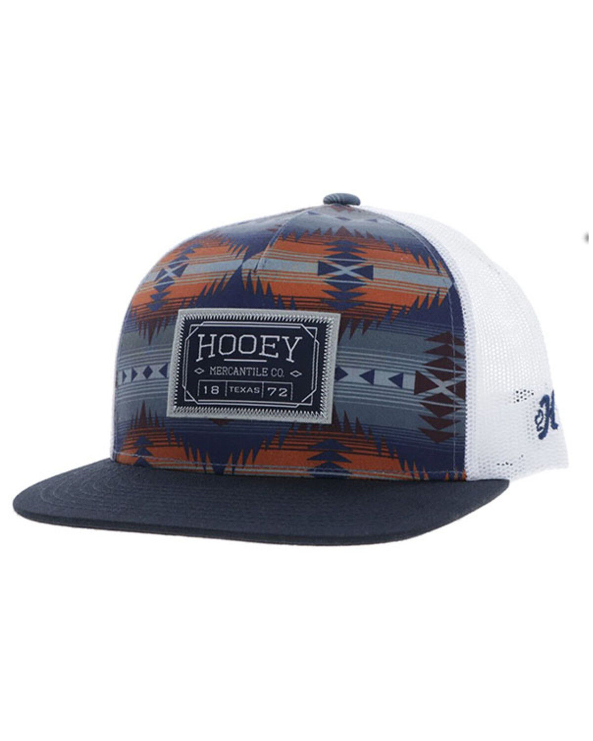 Image #1 - Hooey Men's Doc Trucker Cap, Navy, hi-res