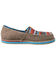 Twisted X Women's Serape Driving Moccasin Shoes - Moc Toe, Grey, hi-res