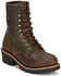 Image #1 - Chippewa Men's Classic 2.0 Wood 8" Logger Work Boots - Round Toe, , hi-res