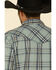 Cody James Men's Thunderstruck Plaid Long Sleeve Western Shirt , Light Blue, hi-res