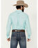 Image #4 - Ariat Men's Gian Team Logo Geo Print Long Sleeve Button-Down Western Shirt - Tall , Aqua, hi-res