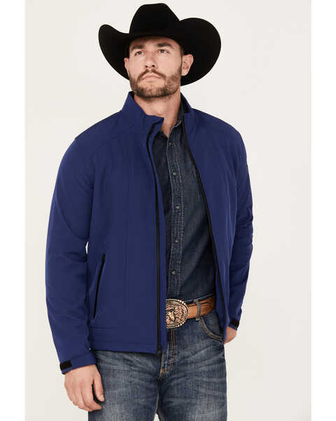 RANK 45® Men's Woodloch Softshell Jacket, Royal Blue, hi-res