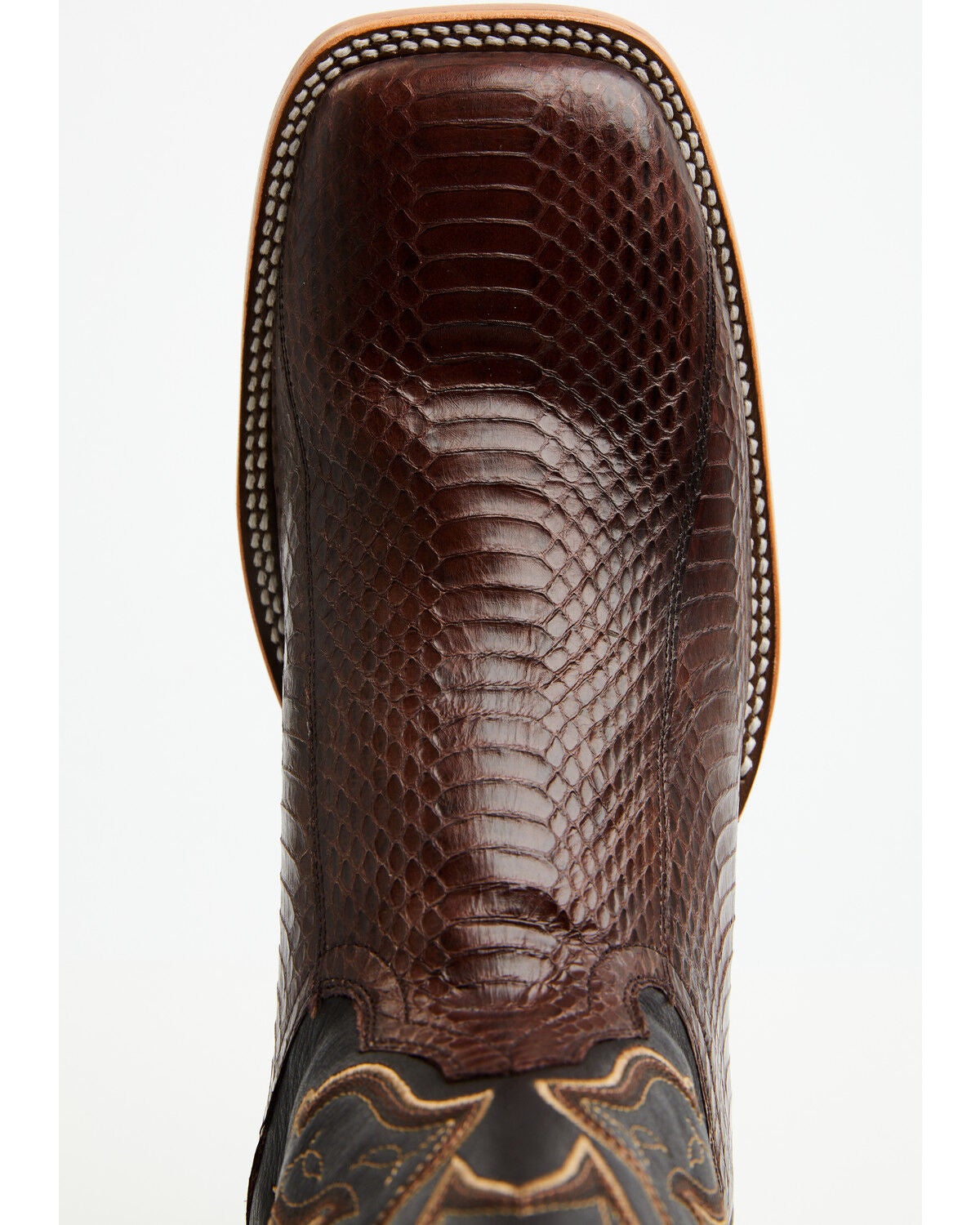 Image #6 - Cody James Men's Ayer Exotic Snake Western Boots - Broad Square Toe, Brown, hi-res