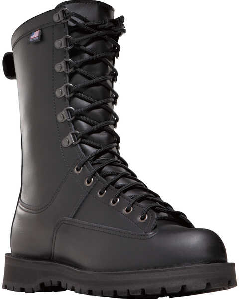 Danner Unisex Fort Lewis 10" Insulated Uniform Boots, Black, hi-res