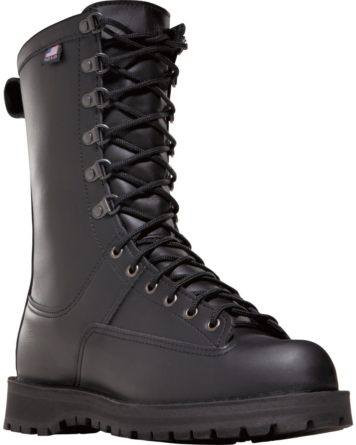 Image #1 - Danner Unisex Fort Lewis 10" Insulated Uniform Boots, Black, hi-res