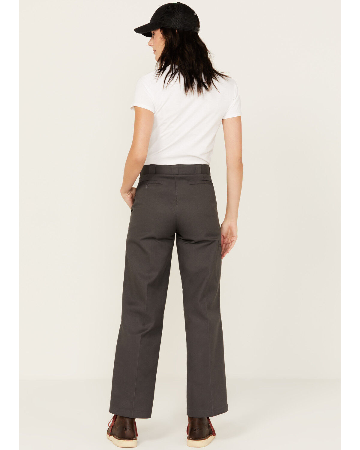 Image #3 - Dickies Women's Double Knee Work Pants, Charcoal, hi-res