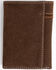 Image #2 - Cody James Men's Boot Stitch Longhorn Tri-Fold Leather Wallet, Tan, hi-res