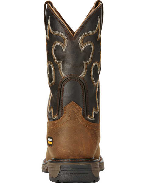 Image #5 - Ariat Men's WorkHog® H2O 400g Cowboy Work Boots - Composite Toe  , Brown, hi-res