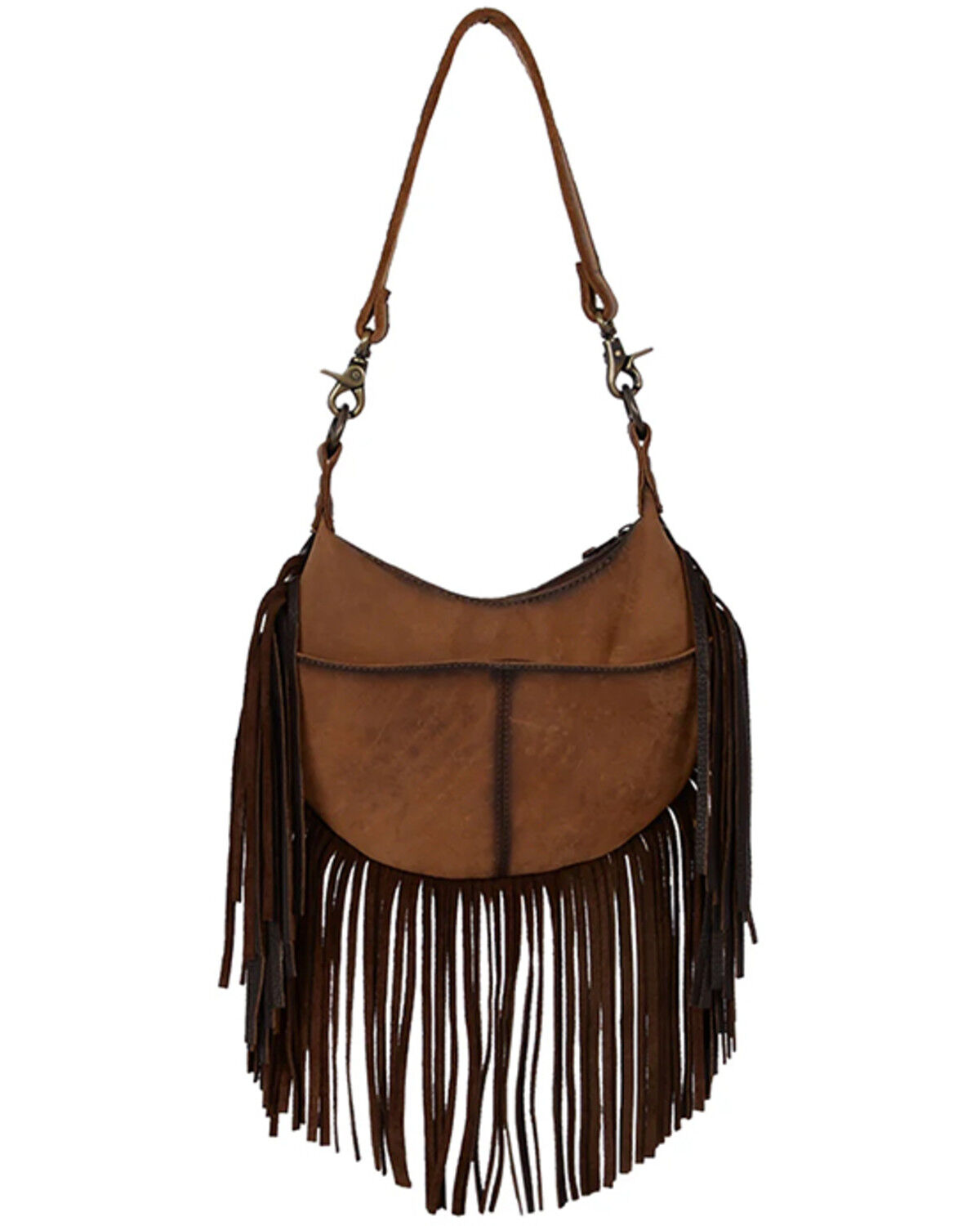 Image #2 - STS Ranchwear by Carroll Women's Cowhide Nellie Fringe Shoulder Bag, Multi, hi-res