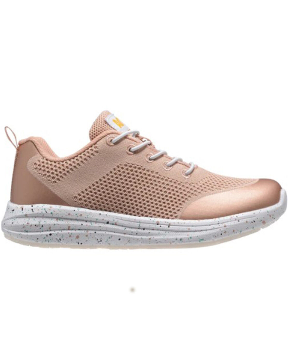 Image #2 - AdTec Women's Light Weight Work Shoes - Round Toe, Pink, hi-res