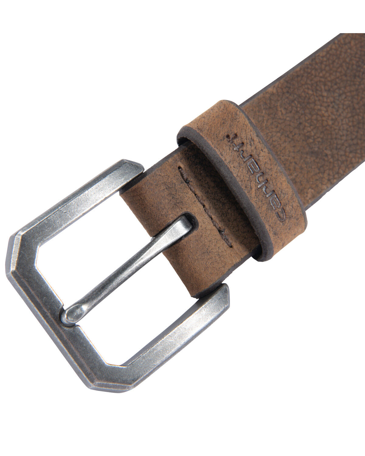Image #3 - Carhartt Men's Saddle Leather Work Belt, Brown, hi-res