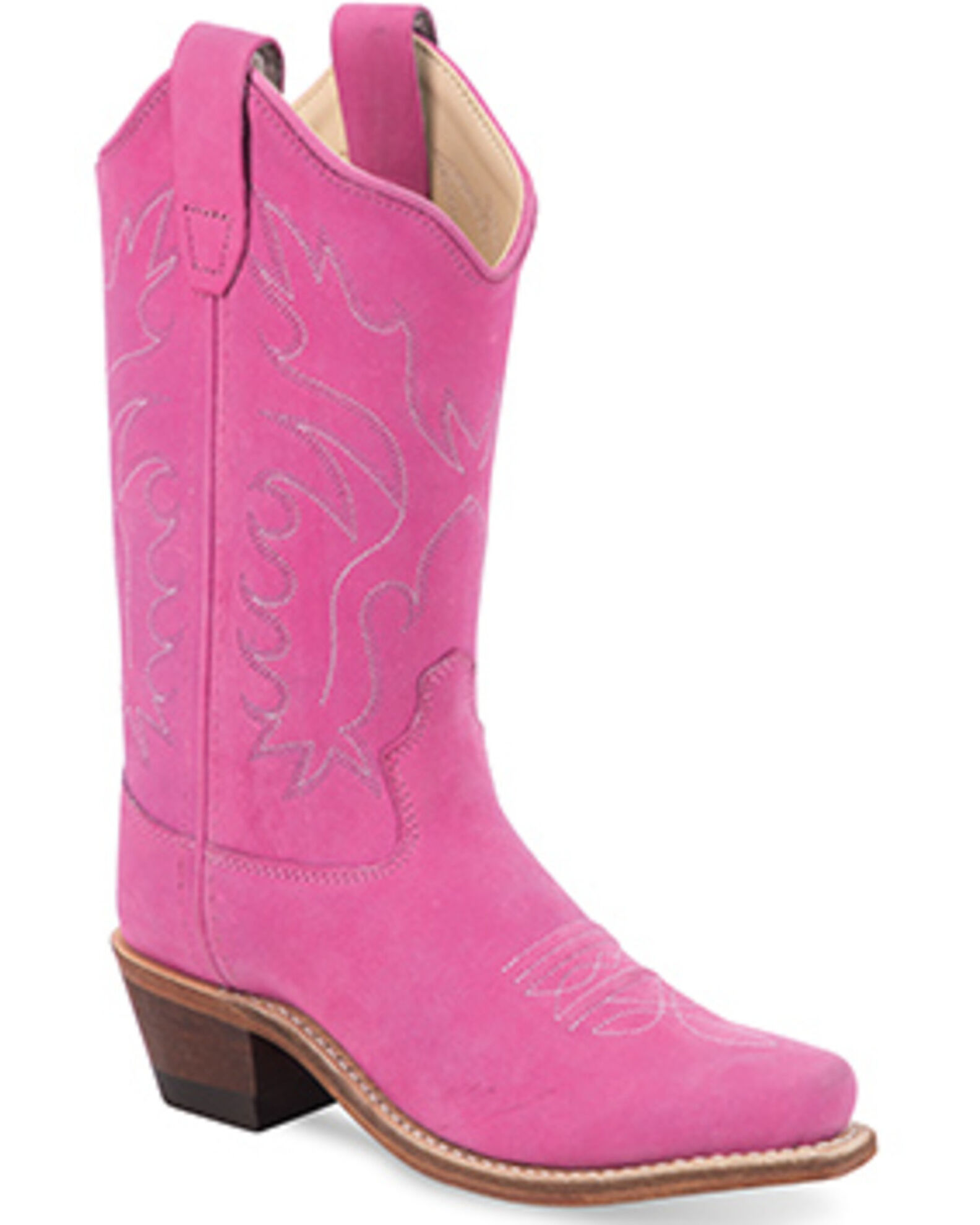 Old West Little Girls Western Boots Snip Toe Country Outfitter