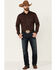 Cody James Men's Solid Treadstone Long Sleeve Snap Western Shirt , Purple, hi-res