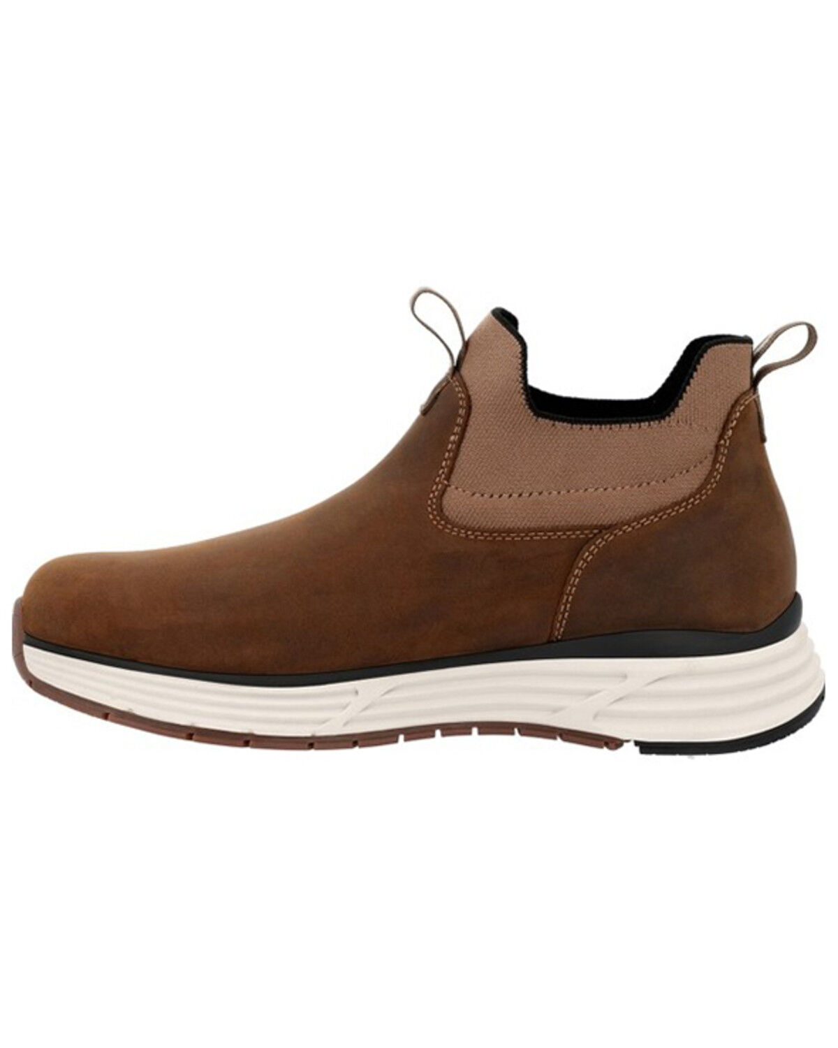 Image #3 - Georgia Boot Men's DuraBlend Sport Chelsea Shoes - Round Toe, Brown, hi-res