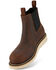 Image #4 - US Boot Men's Logan 6" Chelsea Work Boots - Composite Toe, Brown, hi-res
