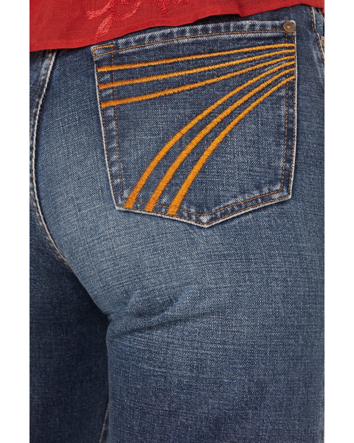 Image #2 - 7 For All Mankind Women's Medium Wash High Rise Modern Dojo Trouser Jeans, Medium Wash, hi-res