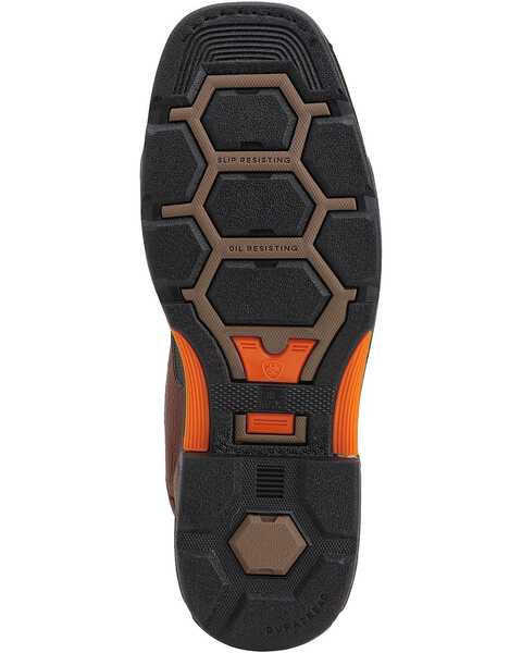Ariat Men's Overdrive 8" Lace-Up Work Boots - Composite Toe, Chestnut, hi-res