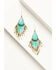 Image #1 - Shyanne Women's Desert Boheme Beaded Fringe Earrings, Gold, hi-res