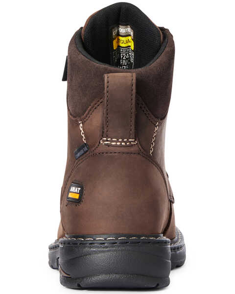 Image #3 - Ariat Women's Casey Met Guard Work Boots - Composite Toe, Brown, hi-res