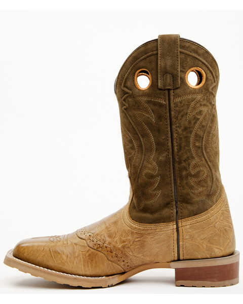 Image #3 - Laredo Men's 11" Jennings Western Boots - Broad Square Toe , Sand, hi-res