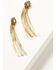 Image #1 - Wonderwest Women's Irina Fringe Earrings, Gold, hi-res