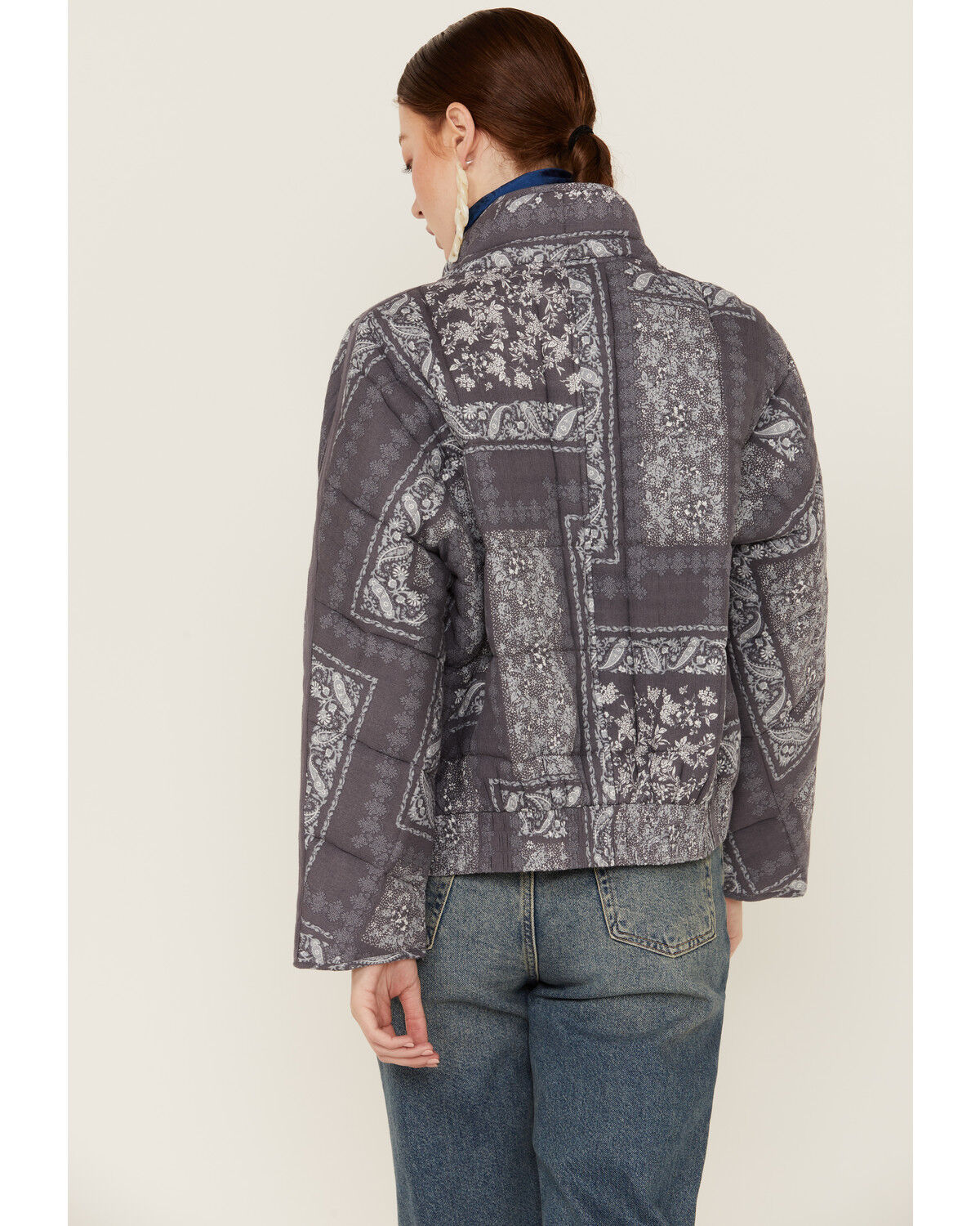 Image #4 - En Creme Women's Quilted Patchwork Zip Jacket, , hi-res