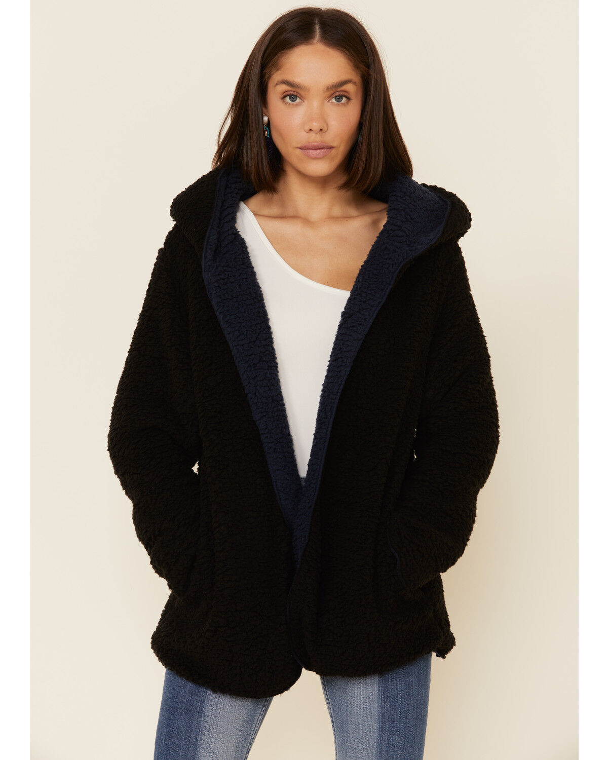 sherpa fleece ladies
