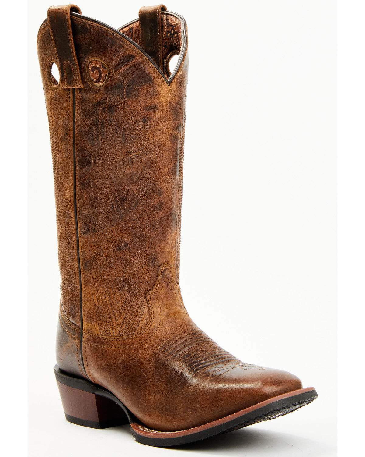 Image #1 - Laredo Women's Sable Rom Performance Western Boots - Broad Square Toe, Tan, hi-res