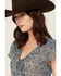 Image #2 - Idyllwind Women's Fern Flutter Sleeve Blouse, Light Blue, hi-res
