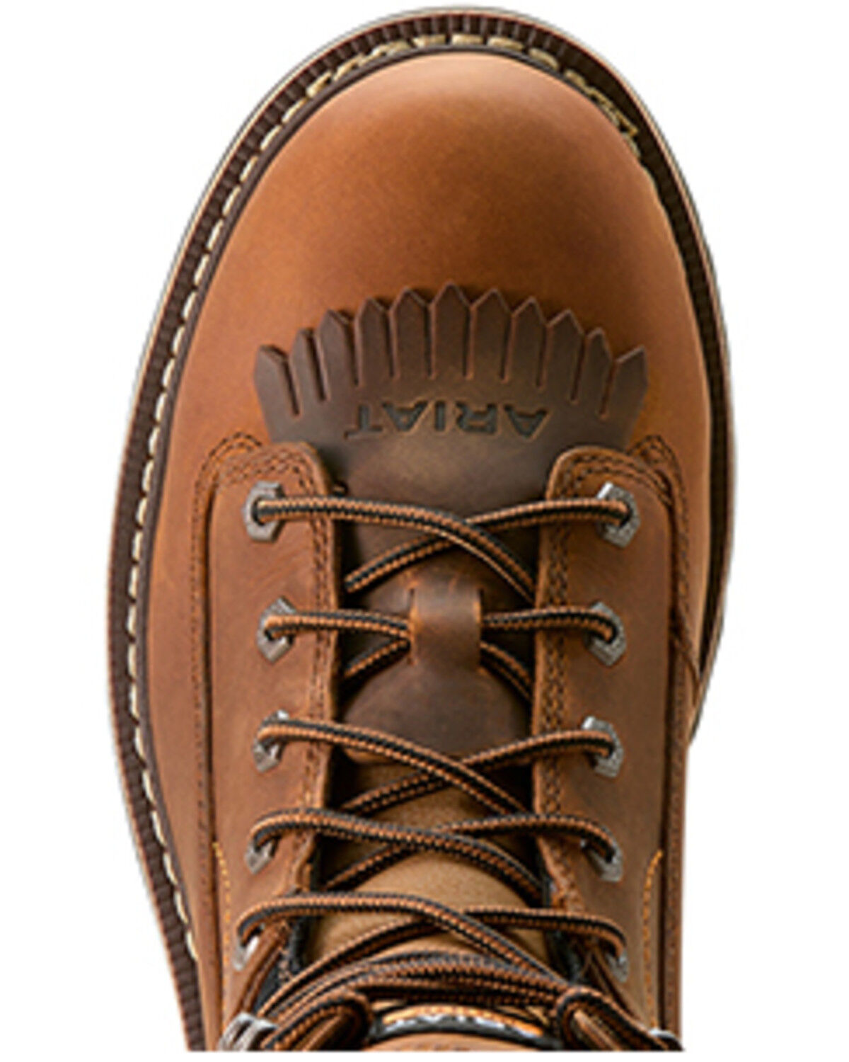 Image #4 - Ariat Men's 8" Longview Shock Shield Waterproof Boots - Soft Toe, Brown, hi-res
